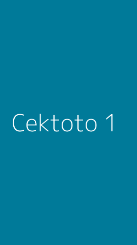 Tampilan Antarmuka Aplikasi Cektoto - 1