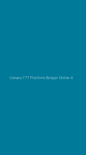 Tampilan Antarmuka Aplikasi Cemara 777 Platform Belajar Online - 4