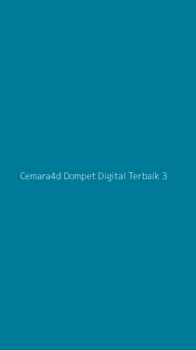 Tampilan Antarmuka Aplikasi Cemara4d Dompet Digital Terbaik - 3