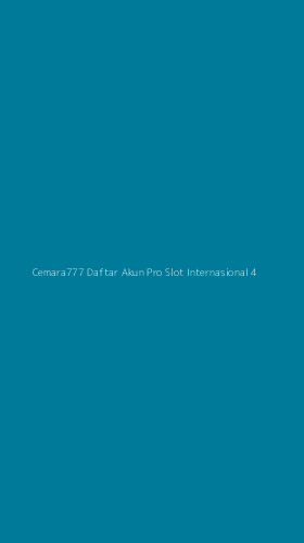 Tampilan Antarmuka Aplikasi Cemara777 Daftar Akun Pro Slot Internasional - 4