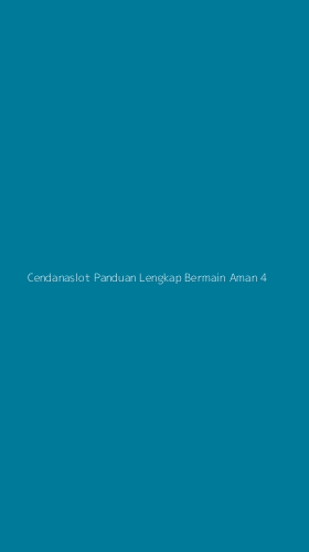 Tampilan Antarmuka Aplikasi Cendanaslot Panduan Lengkap Bermain Aman - 4