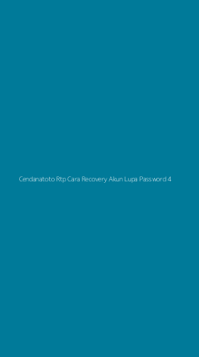 Tampilan Antarmuka Aplikasi Cendanatoto Rtp Cara Recovery Akun Lupa Password - 4