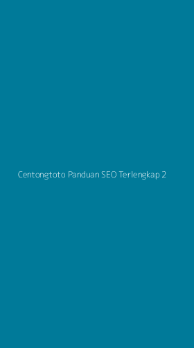 Tampilan Antarmuka Aplikasi Centongtoto Panduan Seo Terlengkap - 2