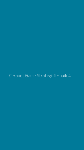Tampilan Antarmuka Aplikasi Cerabet Game Strategi Terbaik - 4