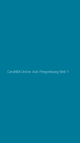 Tampilan Antarmuka Aplikasi Cerah88 Online Alat Pengembang Web - 1