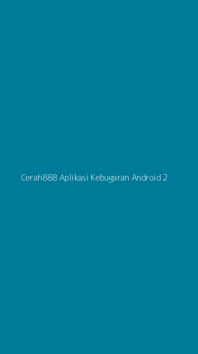Tampilan Antarmuka Aplikasi Cerah888 Aplikasi Kebugaran Android - 2