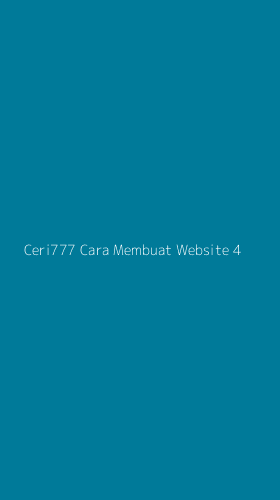 Tampilan Antarmuka Aplikasi Ceri777 Cara Membuat Website - 4