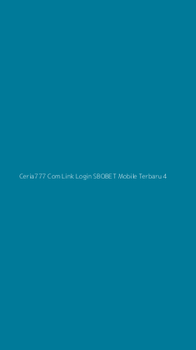 Tampilan Antarmuka Aplikasi Ceria777 Com Link Login Sbobet Mobile Terbaru - 4