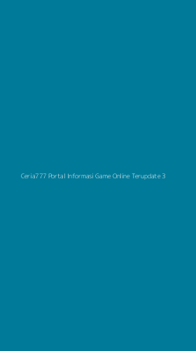 Tampilan Antarmuka Aplikasi Ceria777 Portal Informasi Game Online Terupdate - 3