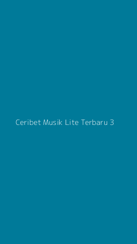 Tampilan Antarmuka Aplikasi Ceribet Musik Lite Terbaru - 3