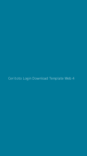 Tampilan Antarmuka Aplikasi Ceritoto Login Download Template Web - 4