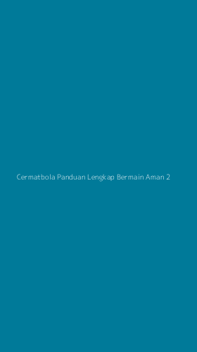 Tampilan Antarmuka Aplikasi Cermatbola Panduan Lengkap Bermain Aman - 2