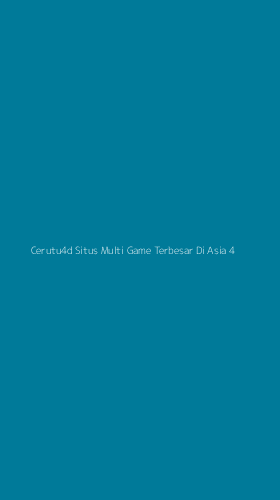Tampilan Antarmuka Aplikasi Cerutu4d Situs Multi Game Terbesar Di Asia - 4