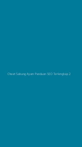 Tampilan Antarmuka Aplikasi Cheat Sabung Ayam Panduan Seo Terlengkap - 2