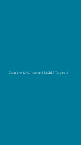 Tampilan Antarmuka Aplikasi Cheat Slot Link Alternatif Sbobet Terbaru - 4