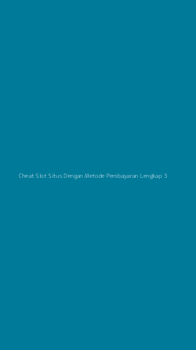 Tampilan Antarmuka Aplikasi Cheat Slot Situs Dengan Metode Pembayaran Lengkap - 3