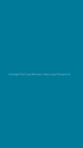 Tampilan Antarmuka Aplikasi Chutogel Slot Cara Recovery Akun Lupa Password - 4