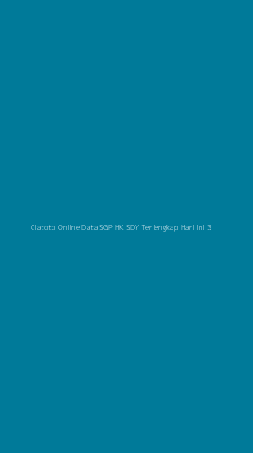Tampilan Antarmuka Aplikasi Ciatoto Online Data Sgp Hk Sdy Terlengkap Hari Ini - 3