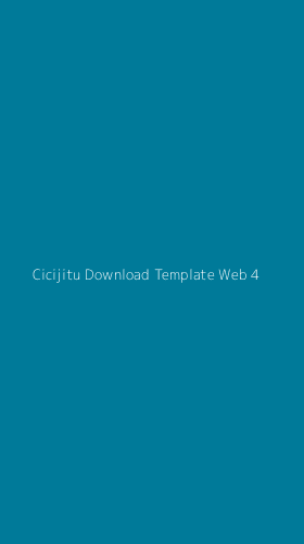 Tampilan Antarmuka Aplikasi Cicijitu Download Template Web - 4