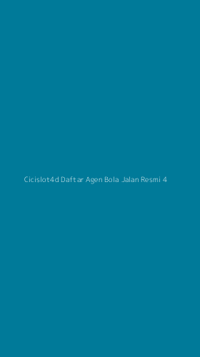 Tampilan Antarmuka Aplikasi Cicislot4d Daftar Agen Bola Jalan Resmi - 4