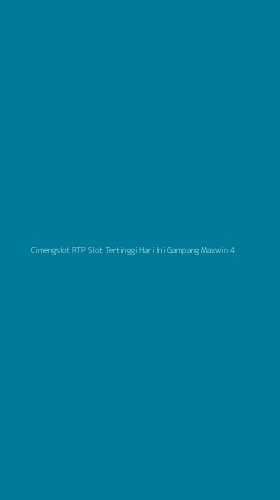 Tampilan Antarmuka Aplikasi Cimengslot Rtp Slot Tertinggi Hari Ini Gampang Maxwin - 4