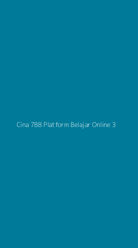 Tampilan Antarmuka Aplikasi Cina 788 Platform Belajar Online - 3