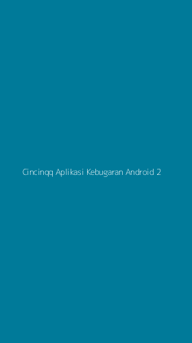 Tampilan Antarmuka Aplikasi Cincinqq Aplikasi Kebugaran Android - 2
