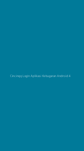 Tampilan Antarmuka Aplikasi Cincinqq Login Aplikasi Kebugaran Android - 4