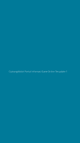 Tampilan Antarmuka Aplikasi Cipinang4dslot Portal Informasi Game Online Terupdate - 1