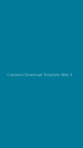 Tampilan Antarmuka Aplikasi Ciptawin Download Template Web - 3