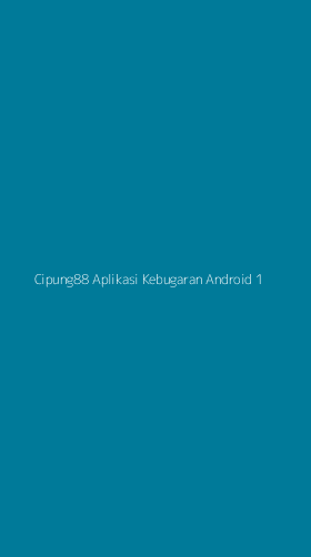 Tampilan Antarmuka Aplikasi Cipung88 Aplikasi Kebugaran Android - 1