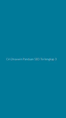 Tampilan Antarmuka Aplikasi Ciri2maxwin Panduan Seo Terlengkap - 3