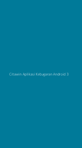 Tampilan Antarmuka Aplikasi Citawin Aplikasi Kebugaran Android - 3