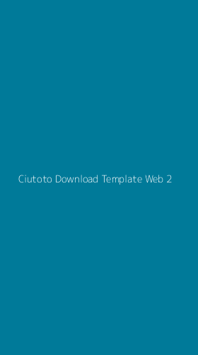 Tampilan Antarmuka Aplikasi Ciutoto Download Template Web - 2