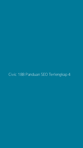 Tampilan Antarmuka Aplikasi Civic 188 Panduan Seo Terlengkap - 4