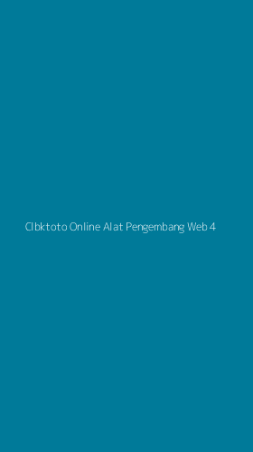 Tampilan Antarmuka Aplikasi Clbktoto Online Alat Pengembang Web - 4