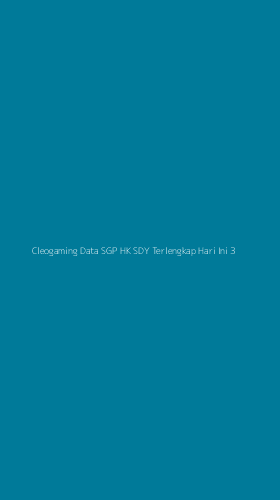 Tampilan Antarmuka Aplikasi Cleogaming Data Sgp Hk Sdy Terlengkap Hari Ini - 3