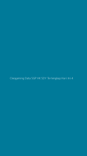 Tampilan Antarmuka Aplikasi Cleogaming Data Sgp Hk Sdy Terlengkap Hari Ini - 4