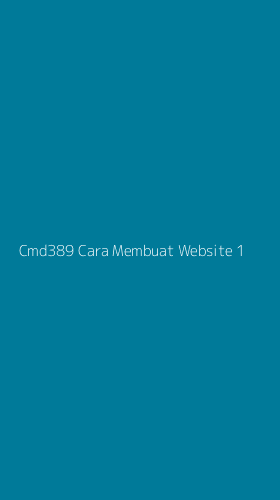 Tampilan Antarmuka Aplikasi Cmd389 Cara Membuat Website - 1