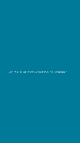 Tampilan Antarmuka Aplikasi Cnn Rtp Portal Informasi Game Online Terupdate - 4