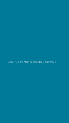 Tampilan Antarmuka Aplikasi Coba777 Cara Main Togel Colok Jitu Pemula - 1