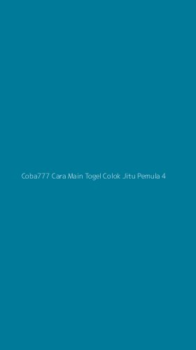 Tampilan Antarmuka Aplikasi Coba777 Cara Main Togel Colok Jitu Pemula - 4