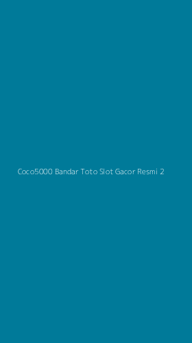 Tampilan Antarmuka Aplikasi Coco5000 Bandar Toto Slot Gacor Resmi - 2