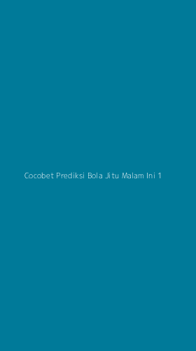 Tampilan Antarmuka Aplikasi Cocobet Prediksi Bola Jitu Malam Ini - 1