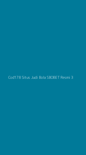 Tampilan Antarmuka Aplikasi Cod178 Situs Judi Bola Sbobet Resmi - 3