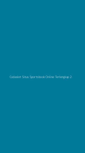 Tampilan Antarmuka Aplikasi Codaslot Situs Sportsbook Online Terlengkap - 2