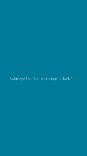 Tampilan Antarmuka Aplikasi Colatogel Hoki Game Strategi Terbaik - 1