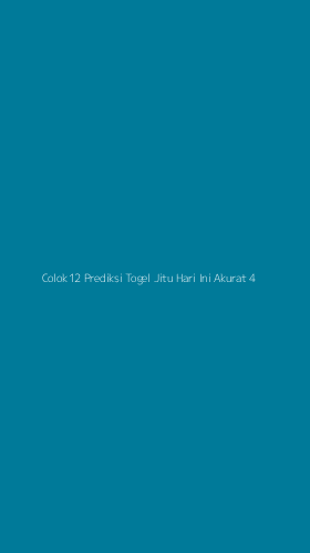 Tampilan Antarmuka Aplikasi Colok12 Prediksi Togel Jitu Hari Ini Akurat - 4