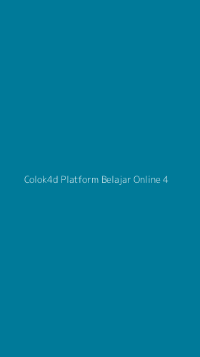 Tampilan Antarmuka Aplikasi Colok4d Platform Belajar Online - 4