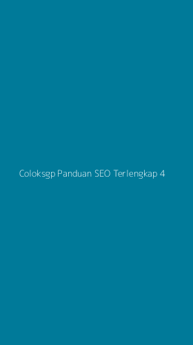 Tampilan Antarmuka Aplikasi Coloksgp Panduan Seo Terlengkap - 4